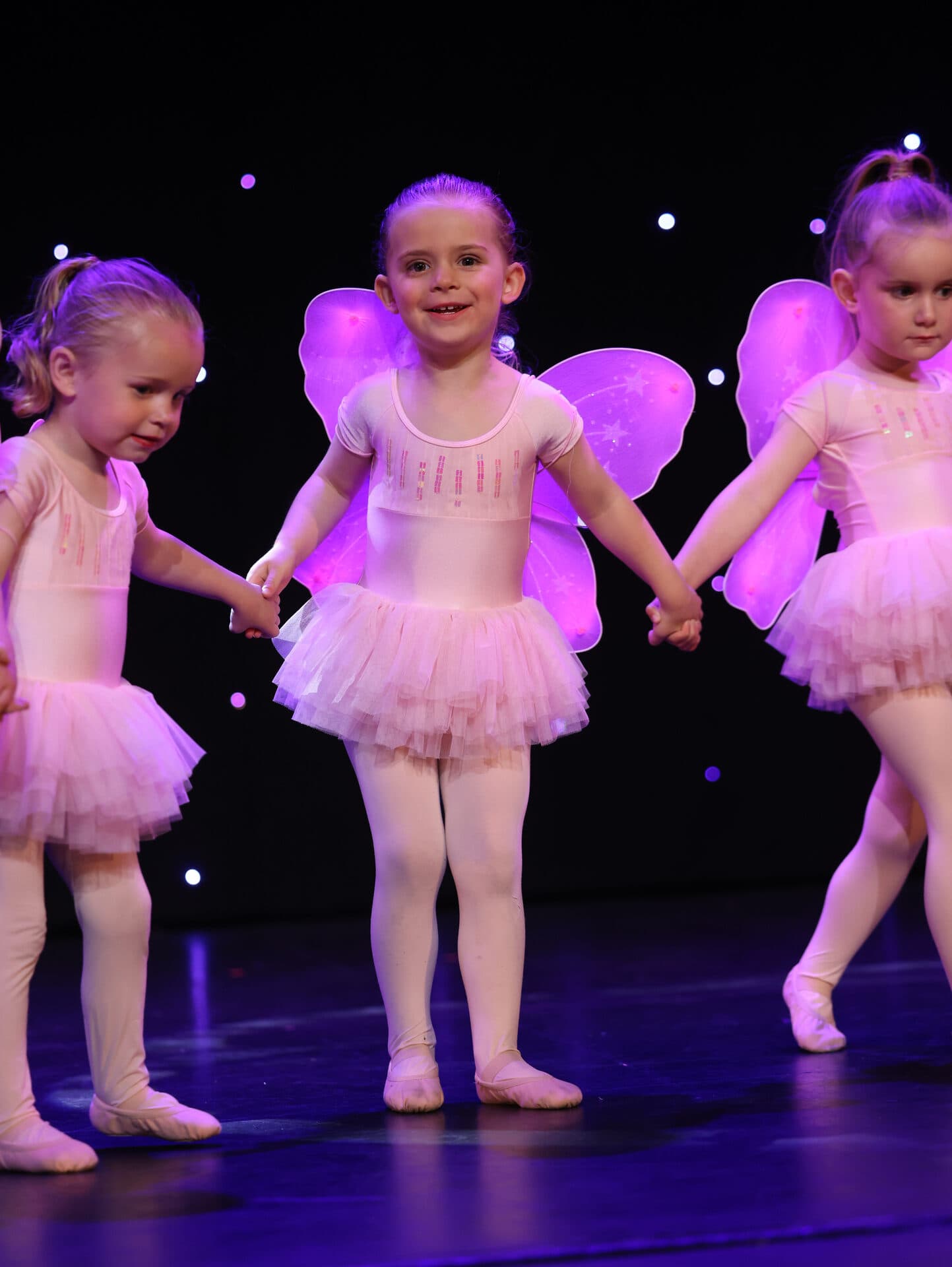 Mini class fairies in pink wings